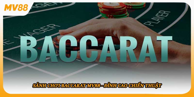 Sảnh chơi baccarat mv88 - đỉnh cao chiến thuật